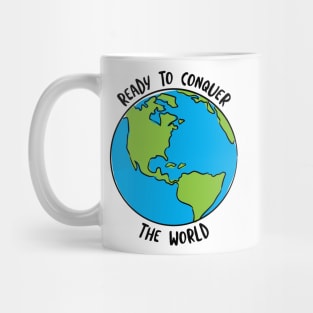 Graduation Ready to Conquer the World Mug